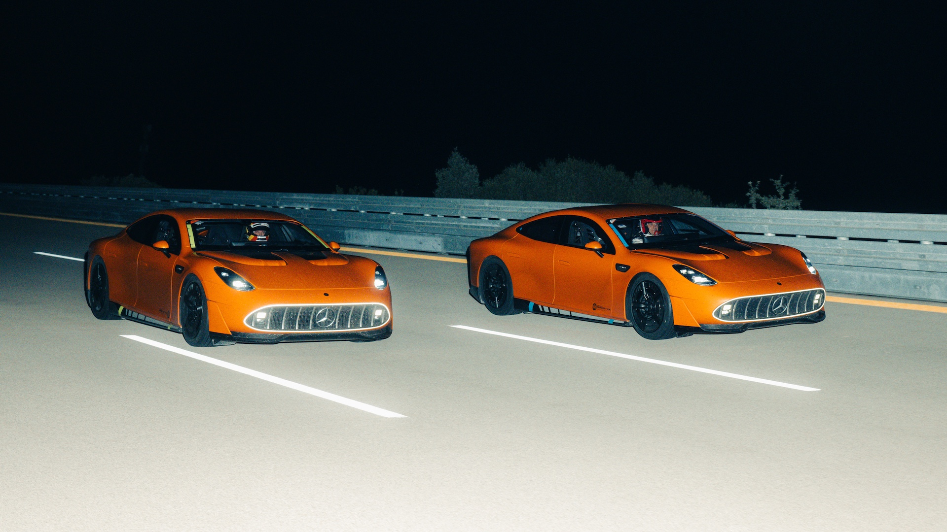 CONCEPT AMG GT XX definiert Performance neu: Technologieträger pulverisiert Weltrekorde in Serie | Nardò, 2025. CONCEPT AMG GT XX redefines performance: Technology pioneer shatters record after record | Nardò, 2025.