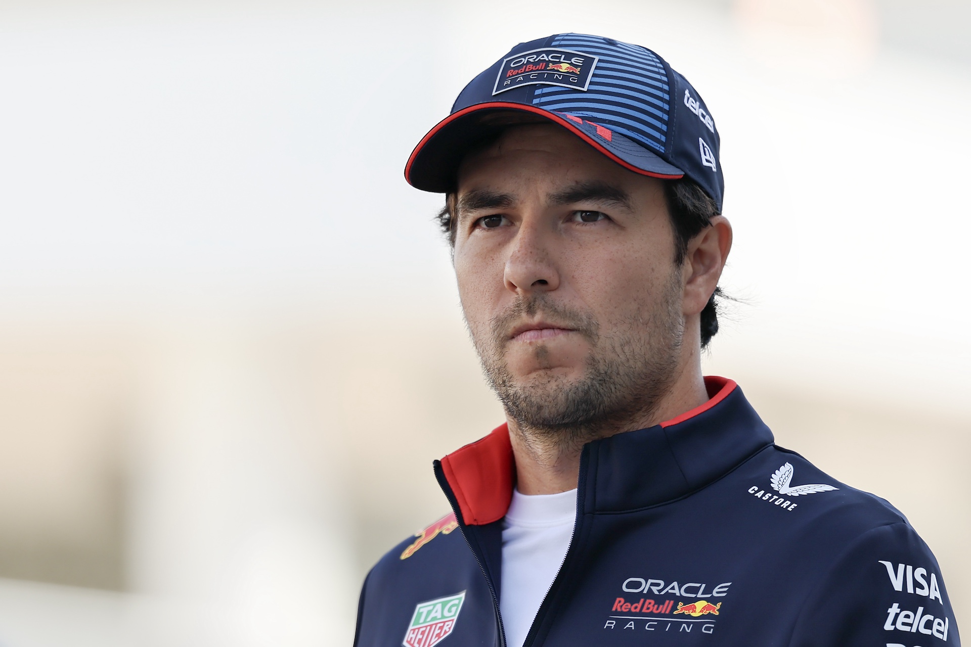 LUSAIL CITY, QATAR - NOVEMBER 30: Sergio Perez of Mexico and Oracle Red Bull Racing during the Sprint/qualifying ahead of the F1 Grand Prix of Qatar at Lusail International Circuit on November 30, 2024 in Lusail City, Qatar. (Photo by Song Haiyuan/MB Media/Getty Images)