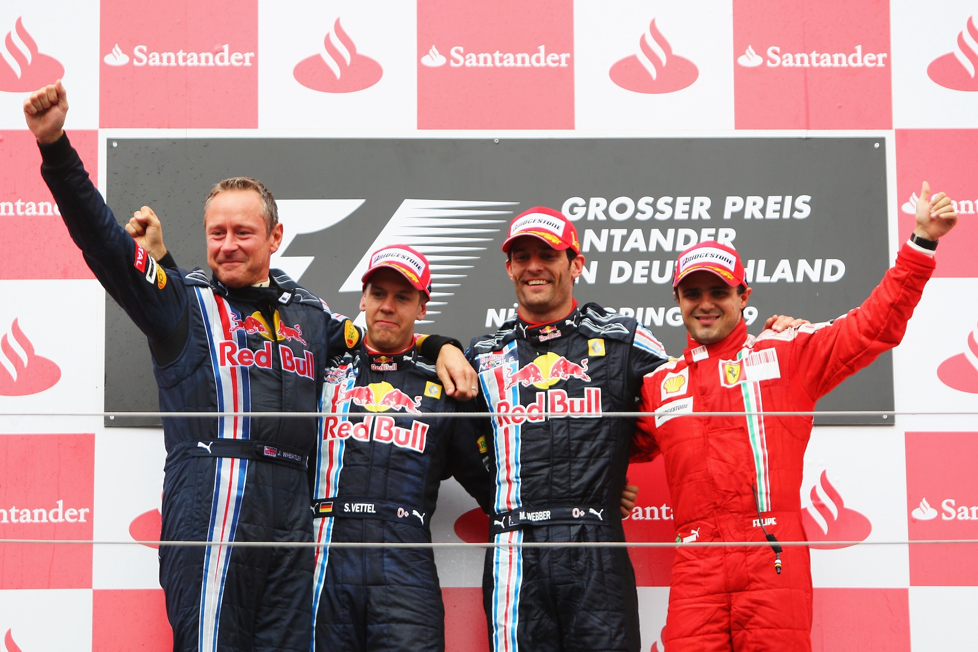 during the German Formula One Grand Prix at Nurburgring on July 12, 2009 in Nurburg, Germany.