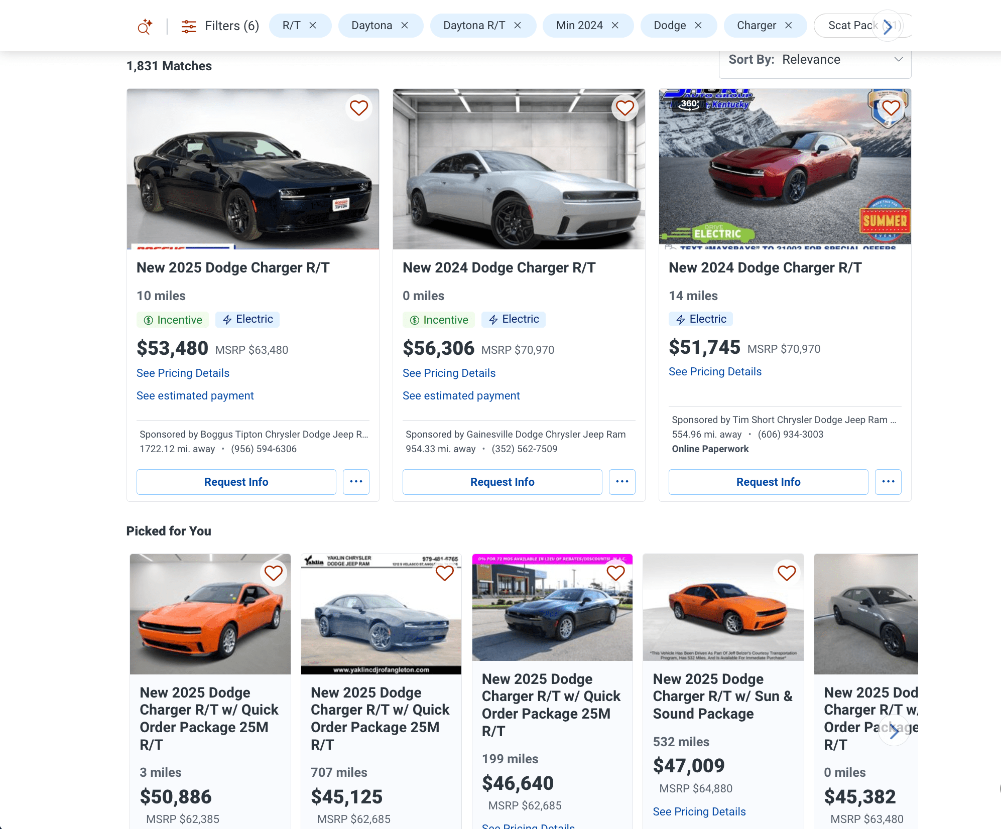 Autotrader screenshot.