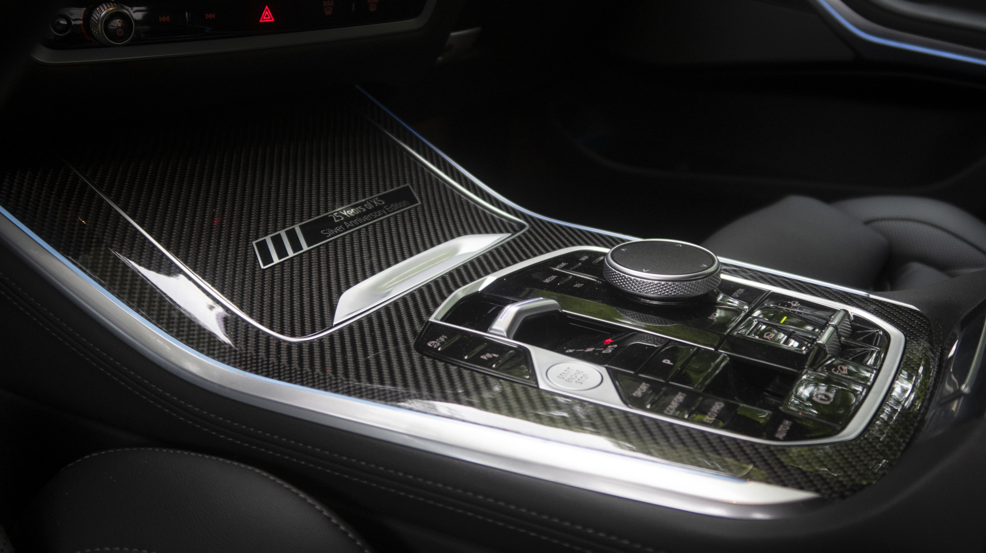 BMW X5 center console.