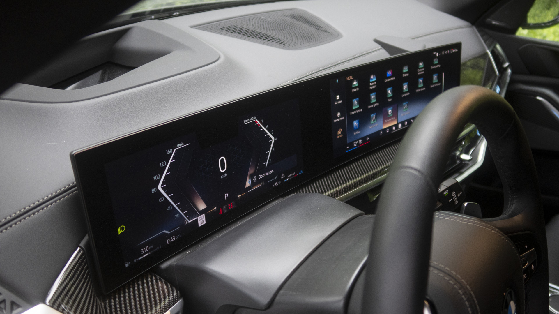 BMW X5 gauge cluster.