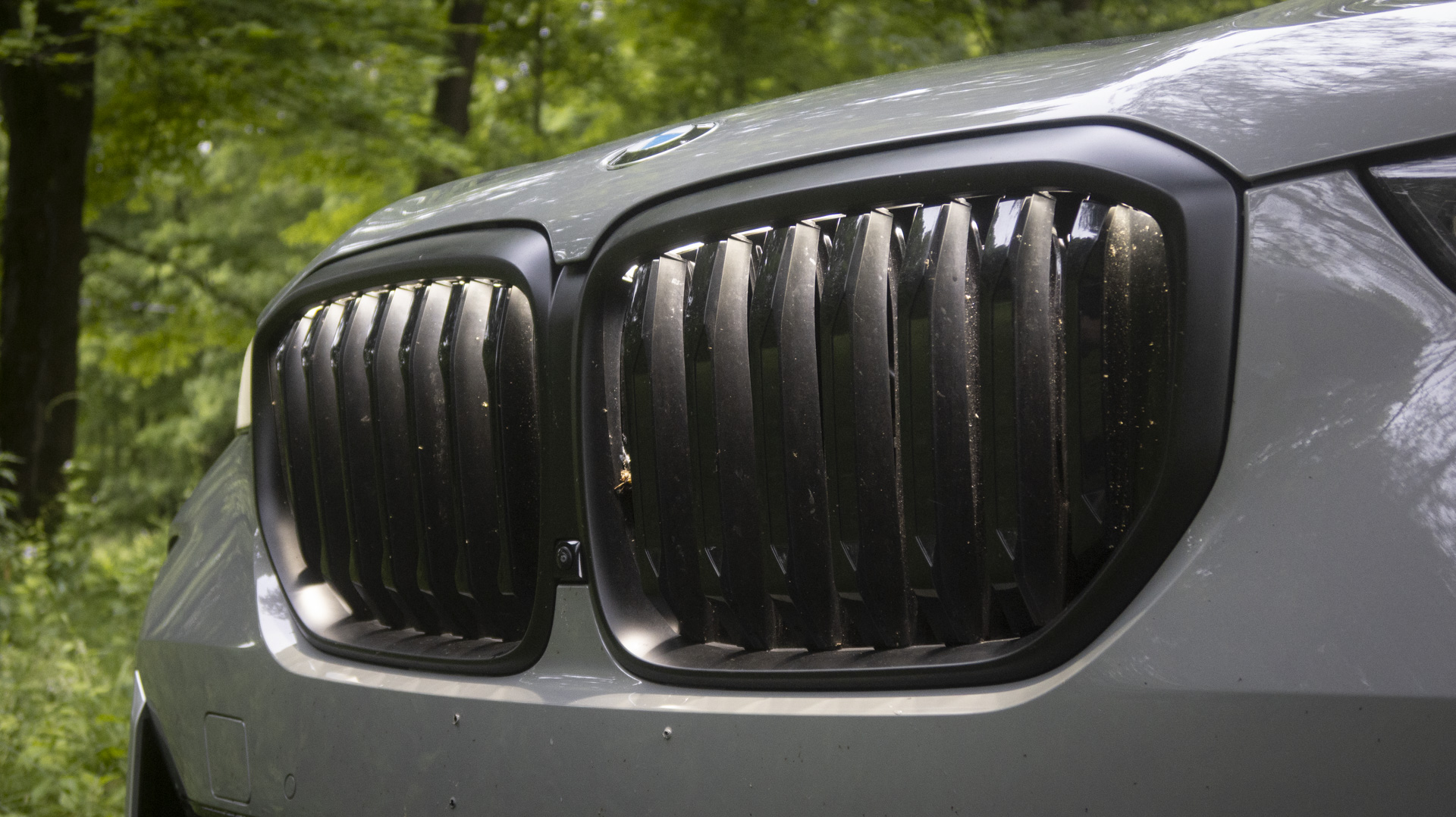 BMW X5 illuminated grille.