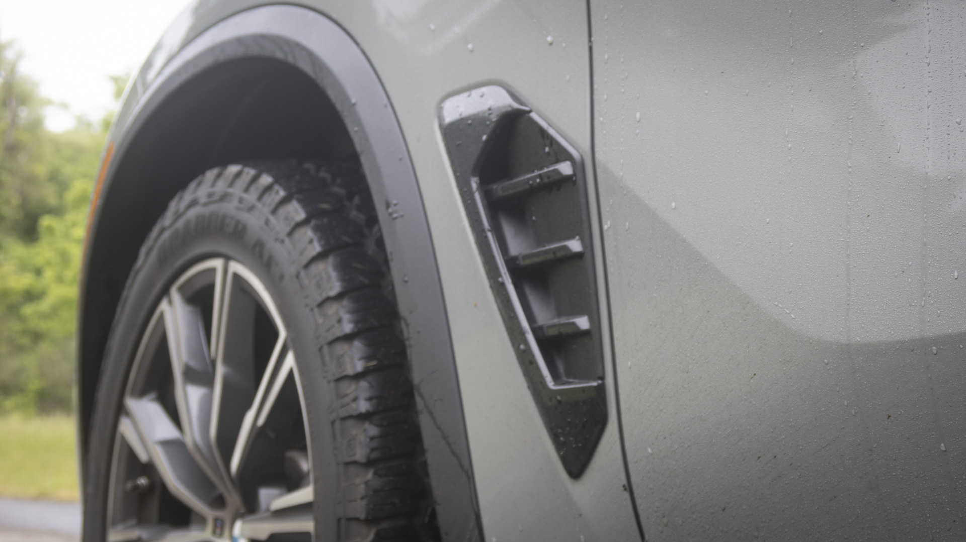 BMW X5 exterior detail.