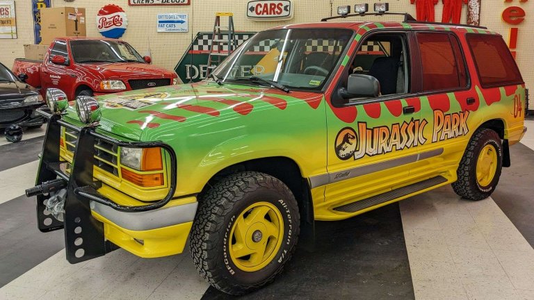 Jurassic Park replica prop vehicle