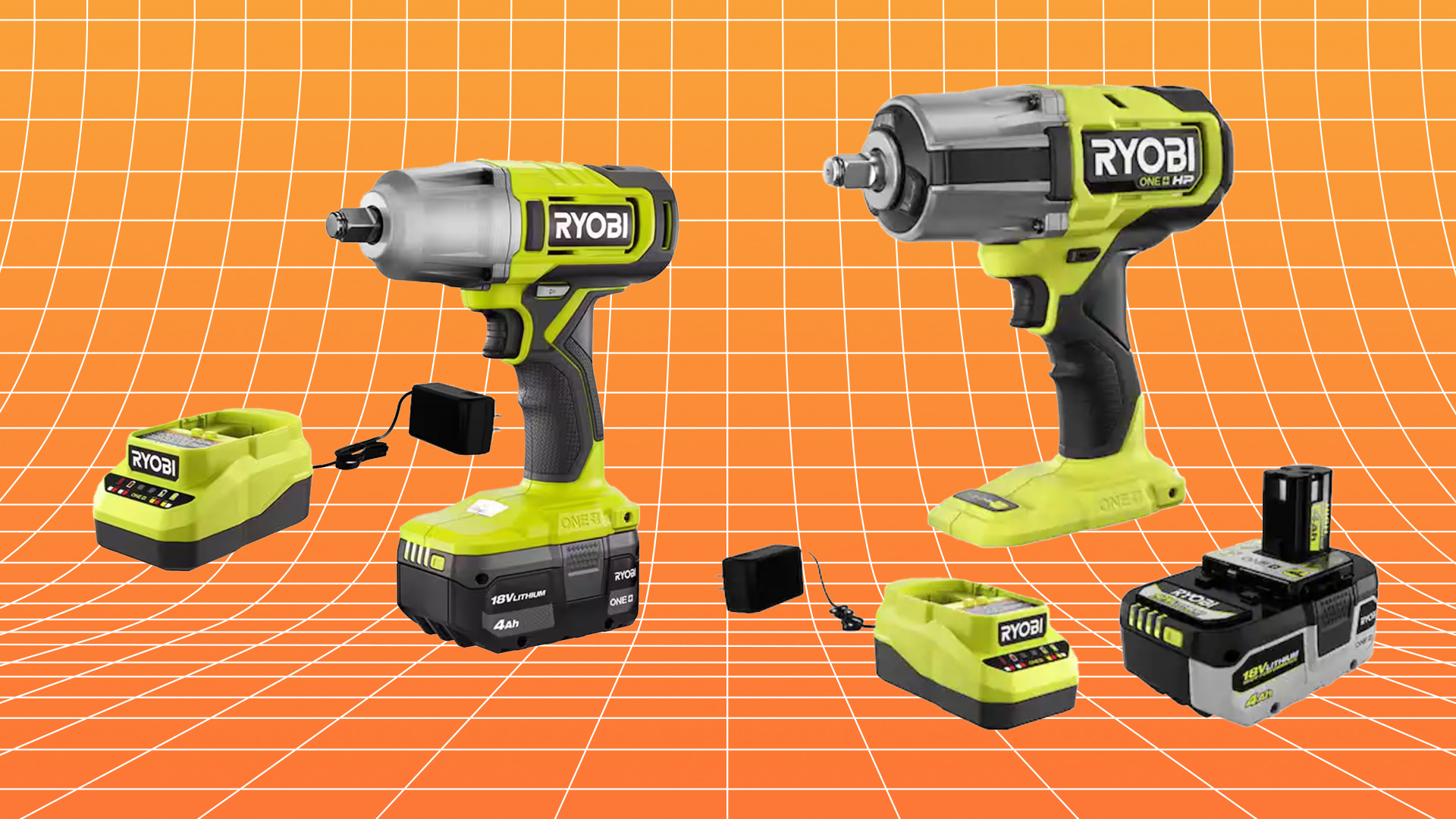 Ryobi impact guns.