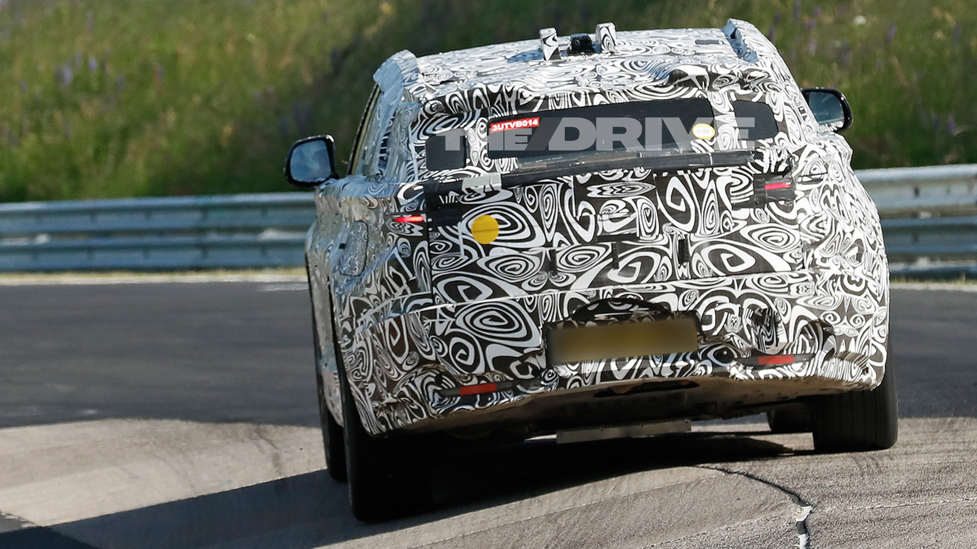 Range Rover Velar EV spy shot