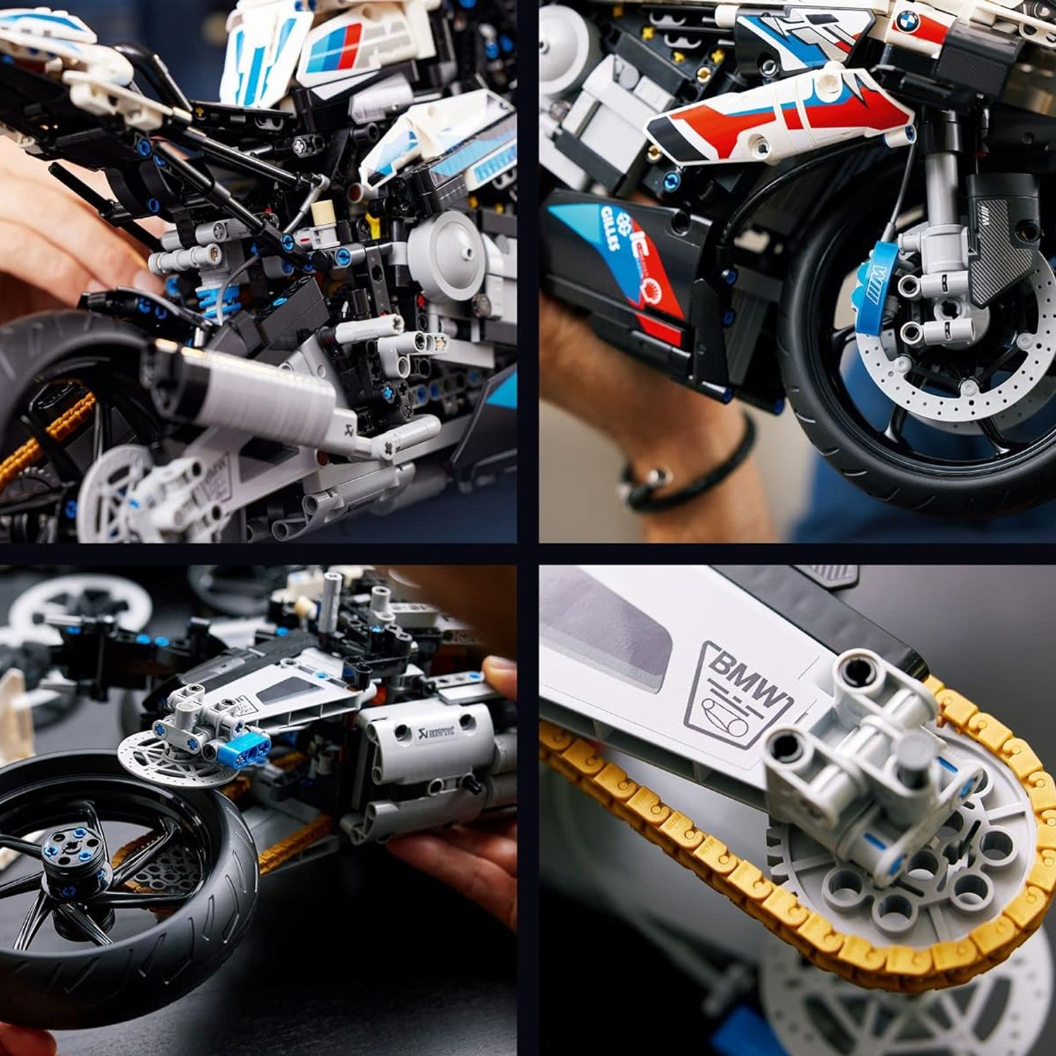 BMW motorcycle lego kit.