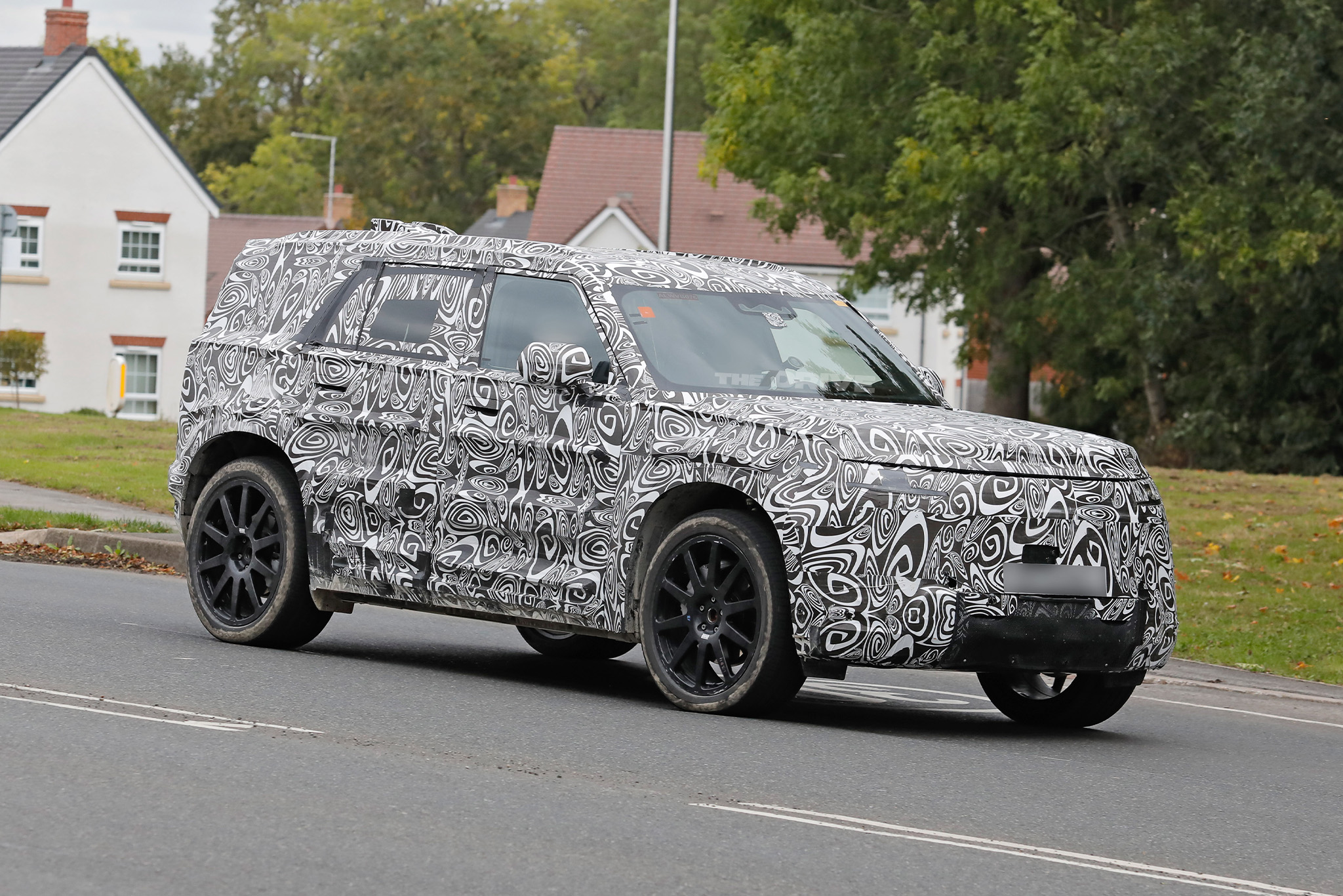 Land Rover test mule