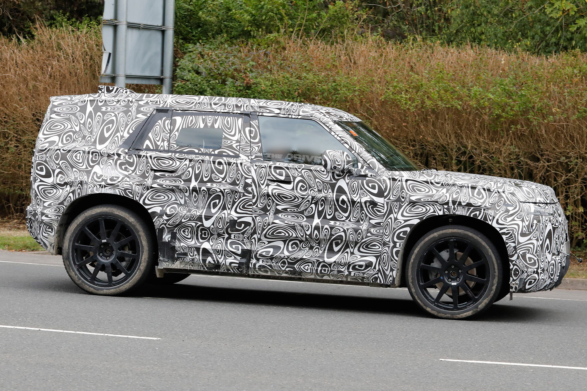 Land Rover test mule