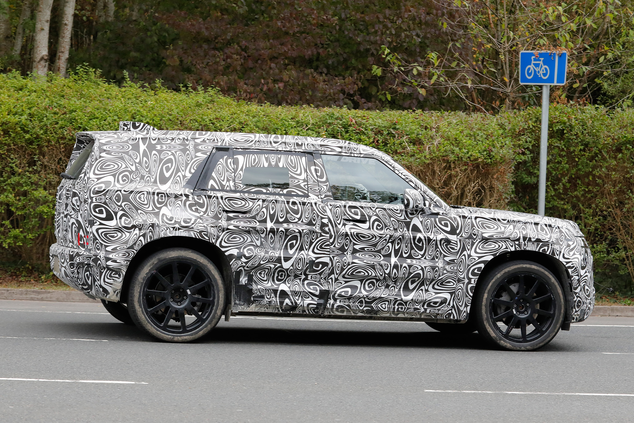 Land Rover test mule