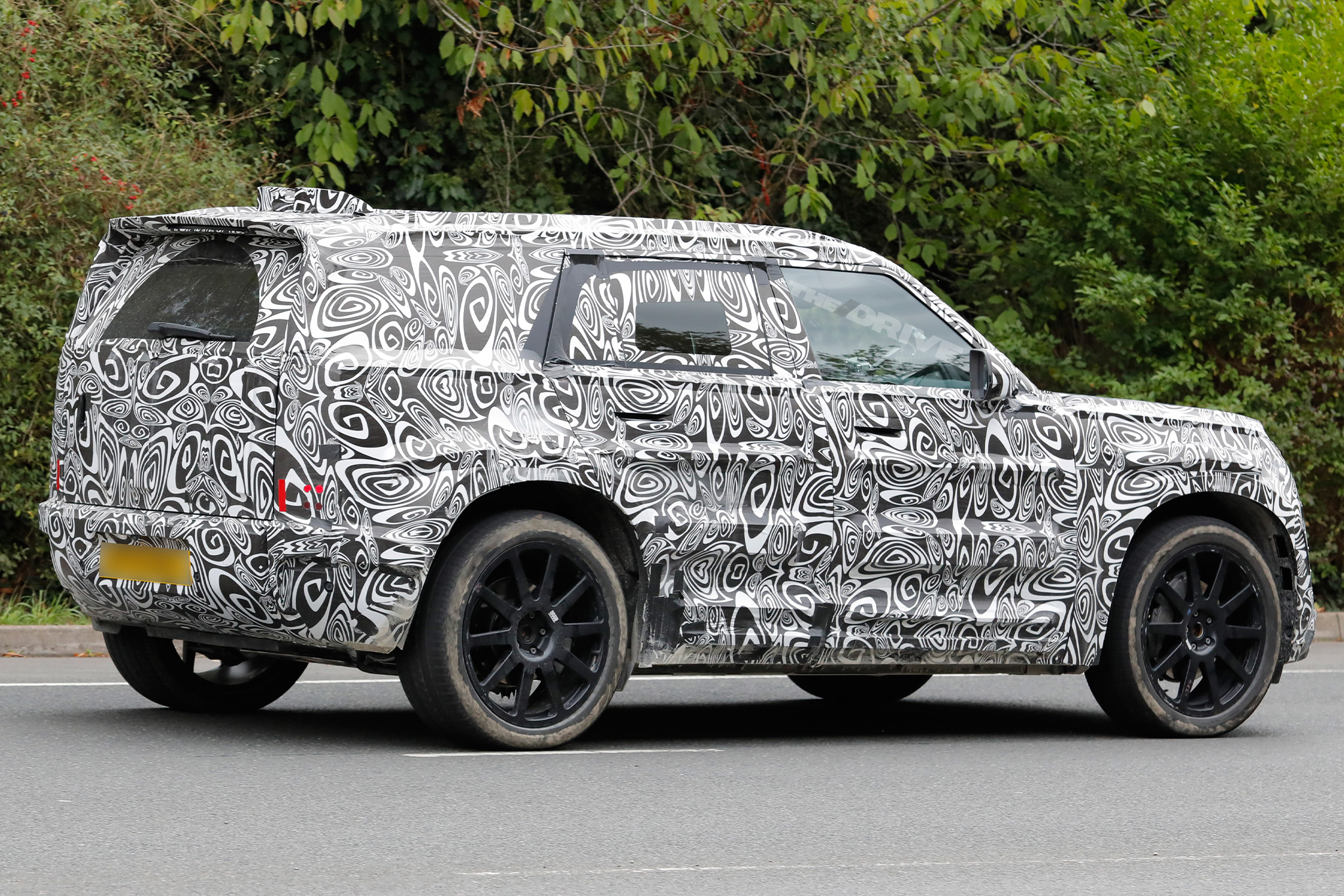 Land Rover test mule