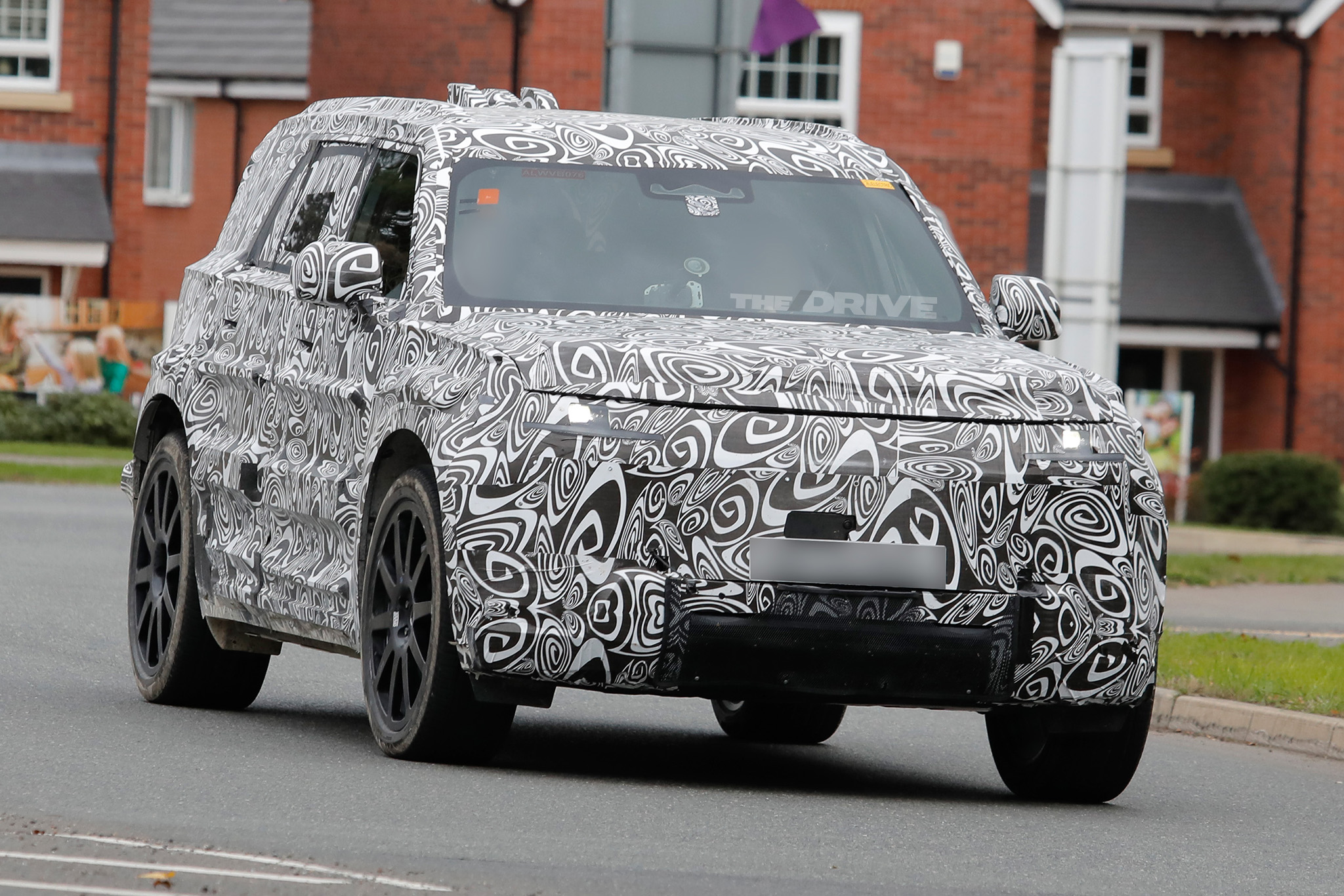 Land Rover test mule