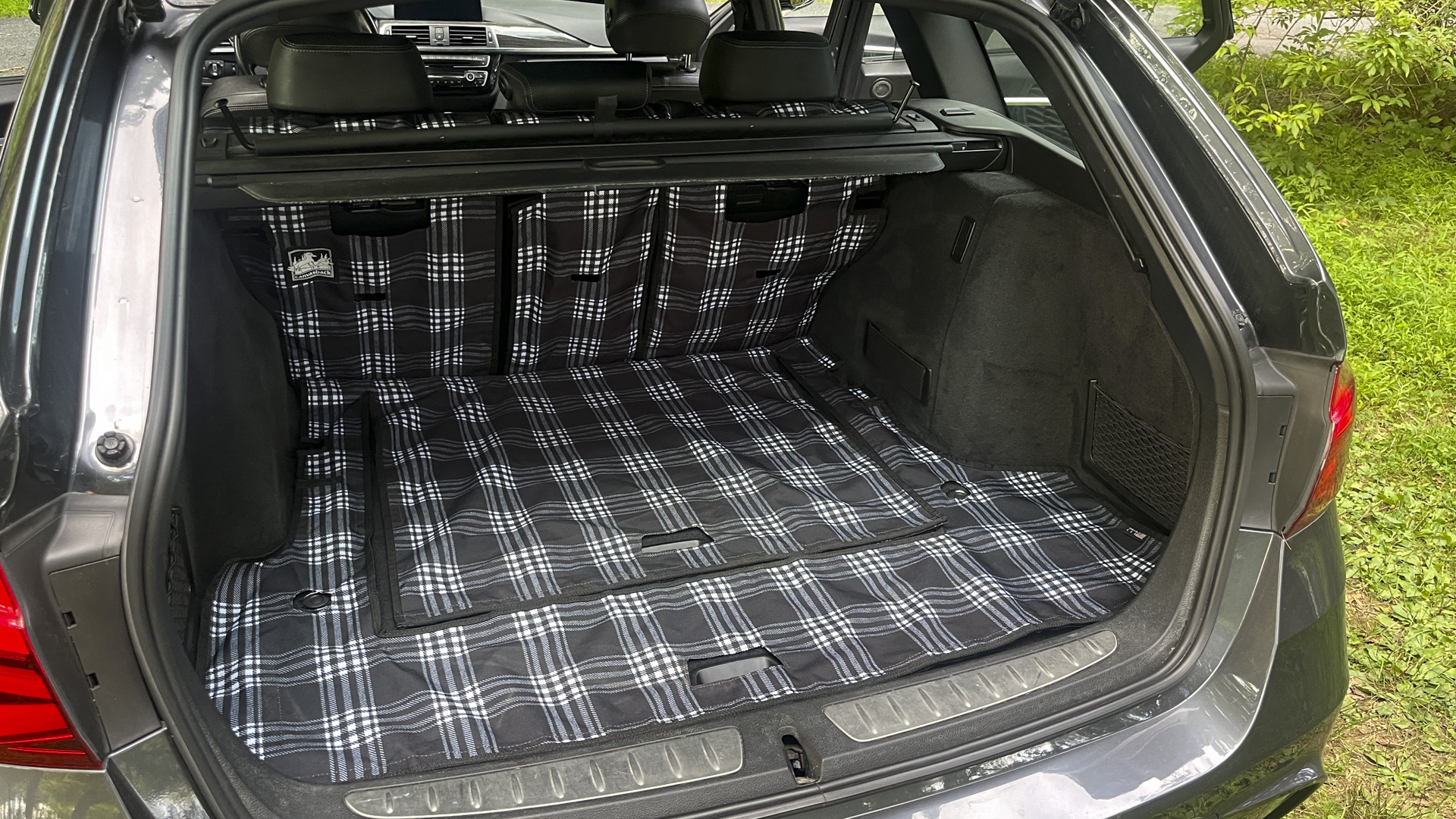 Canvasback seat cover rear area.