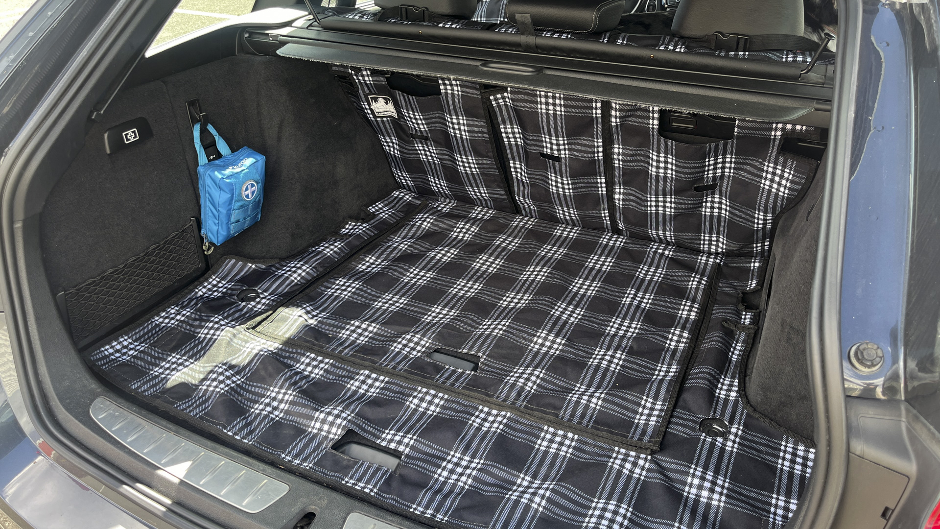 Canvasback cargo liner rear area.