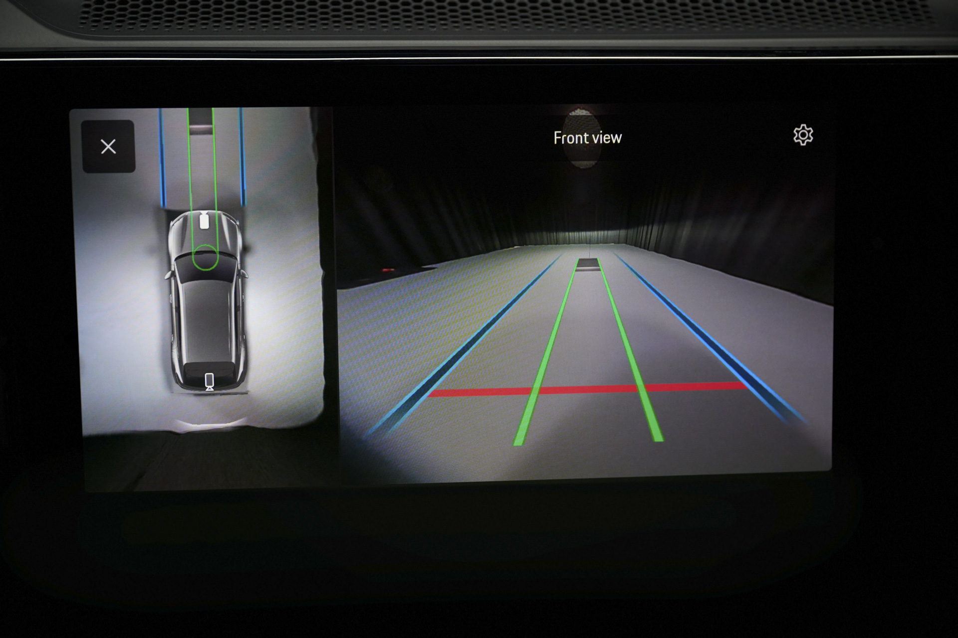 Porsche IC camera view.