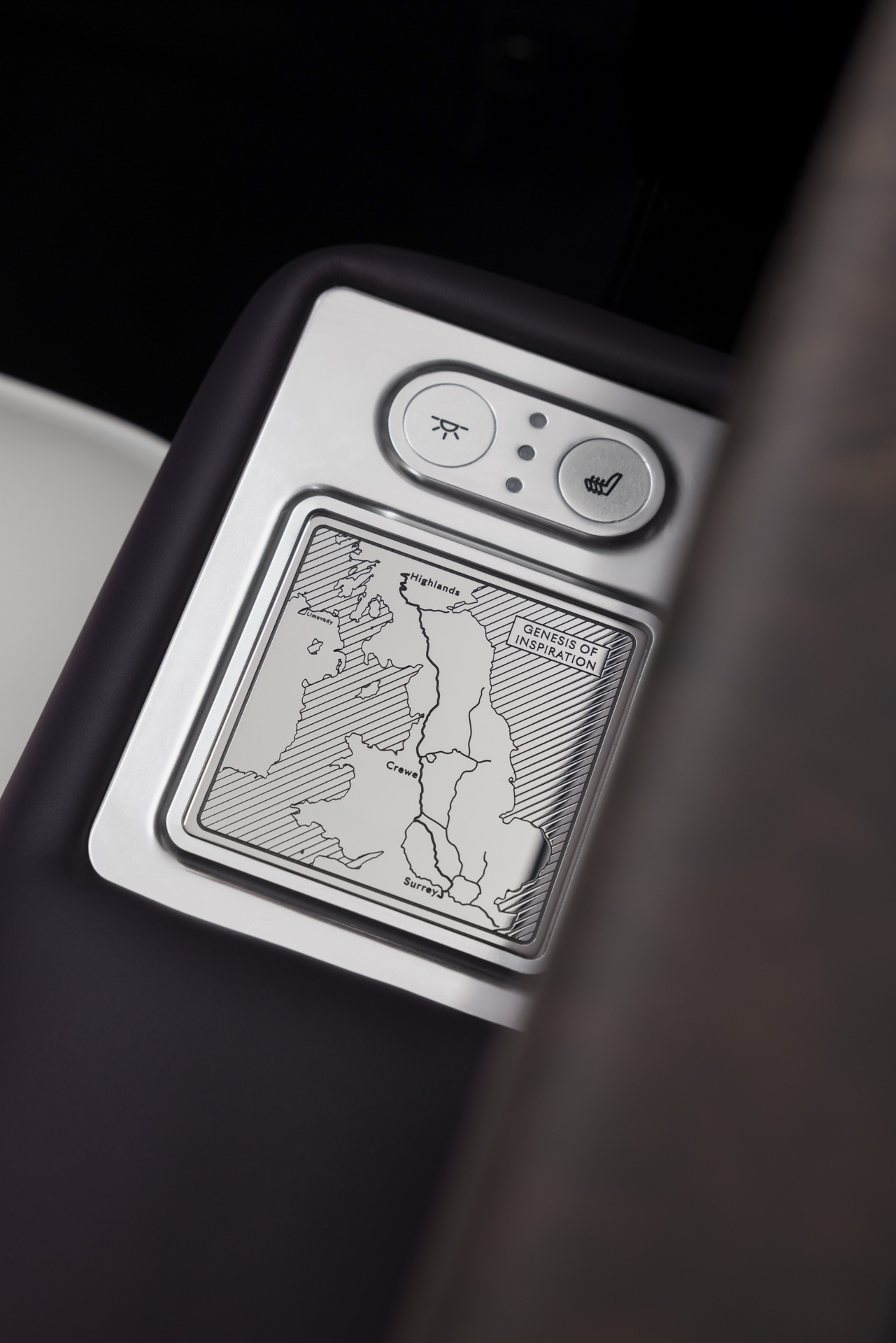 Halcyon custom rolls royce interior.