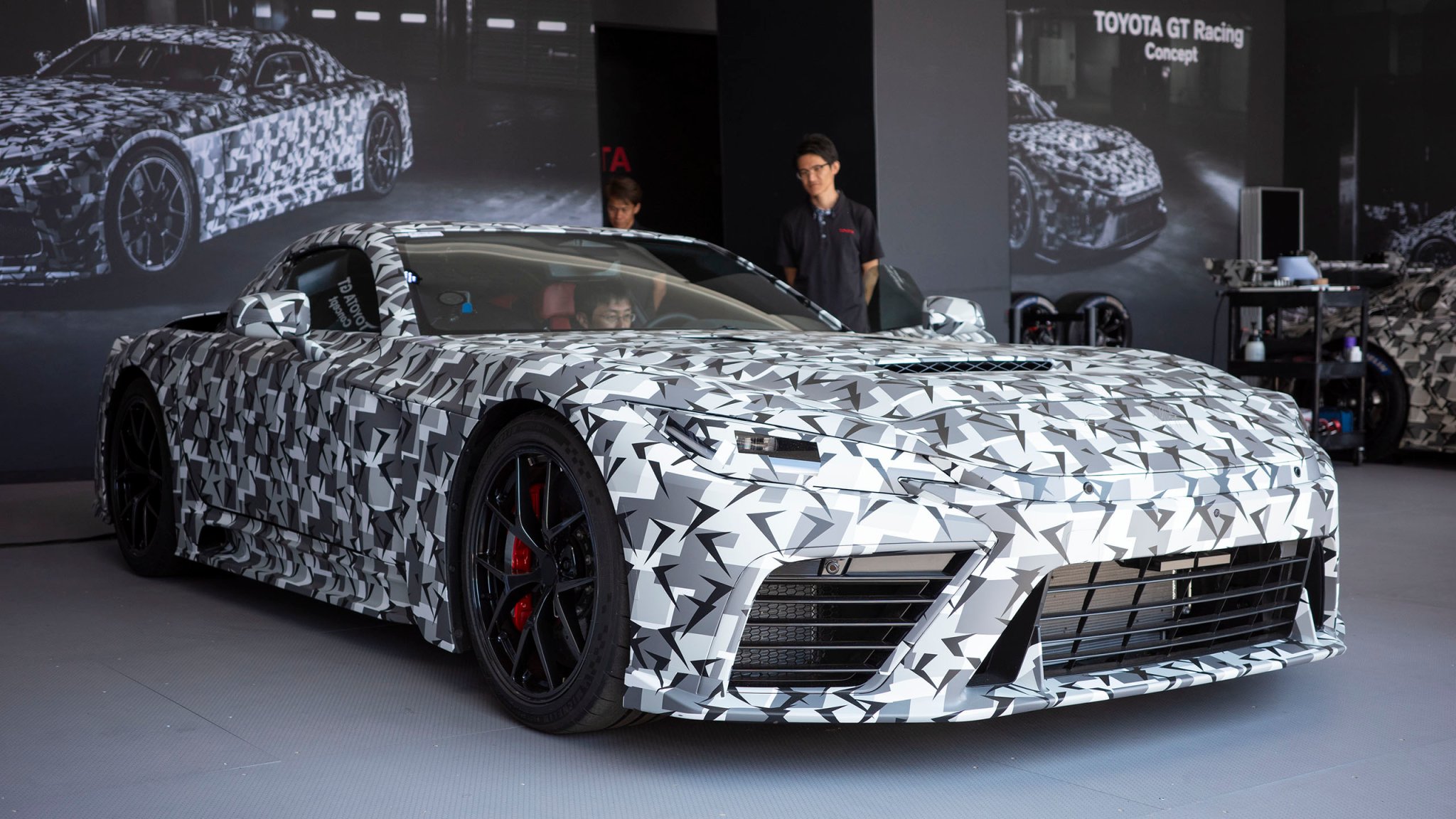 The Toyota GT Concept on display during the 2025 Goodwood Festival of Speed