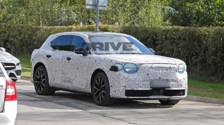Bentley electric SUV spy shots