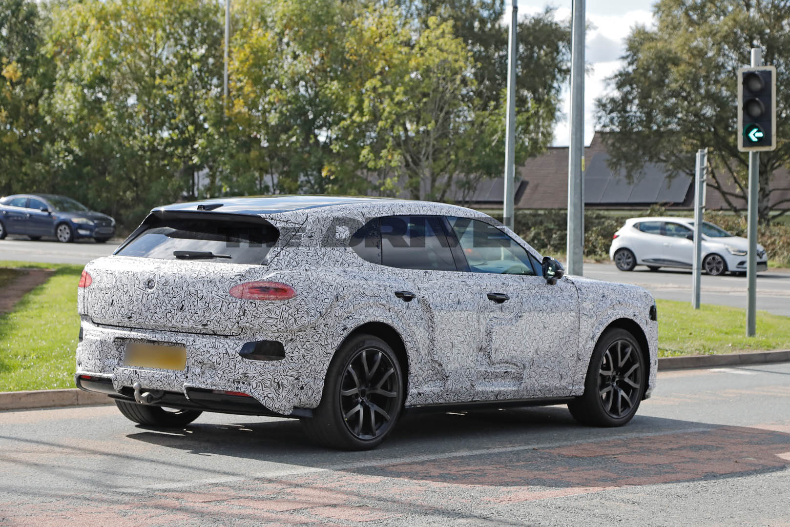2028 Bentley electric SUV spy shots