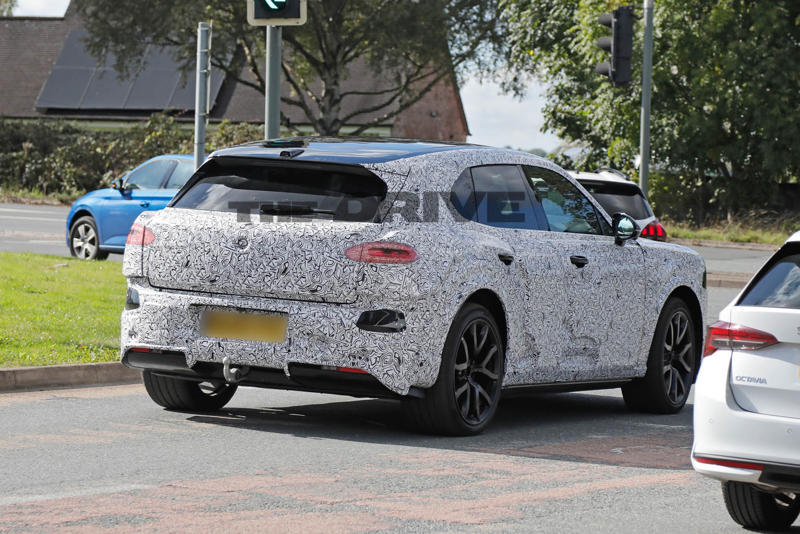 2028 Bentley electric SUV spy shots