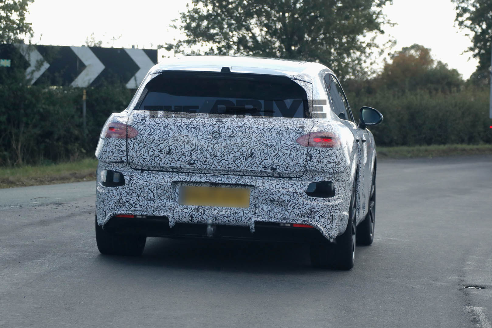 2028 Bentley electric SUV spy shots