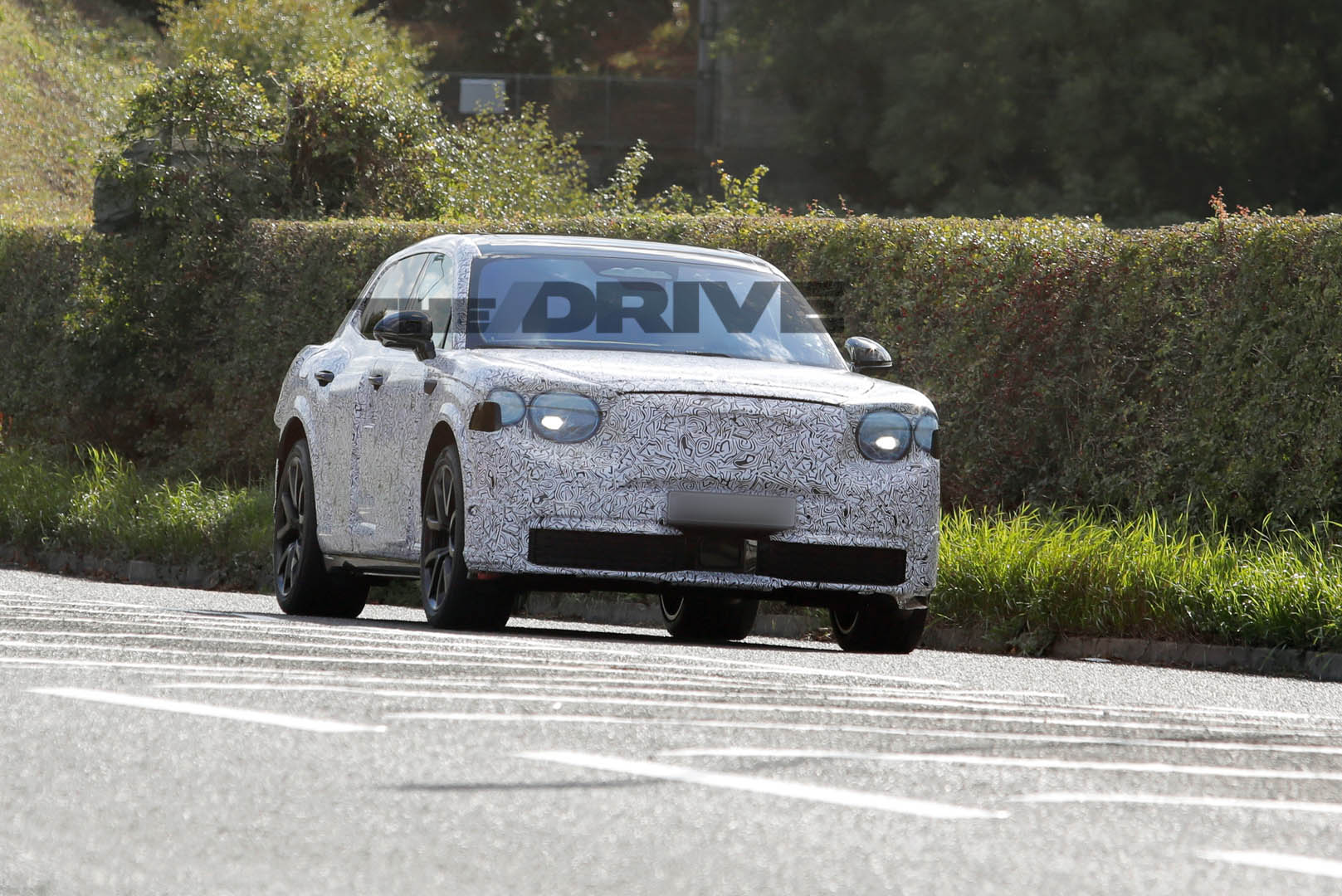 2028 Bentley electric SUV spy shots