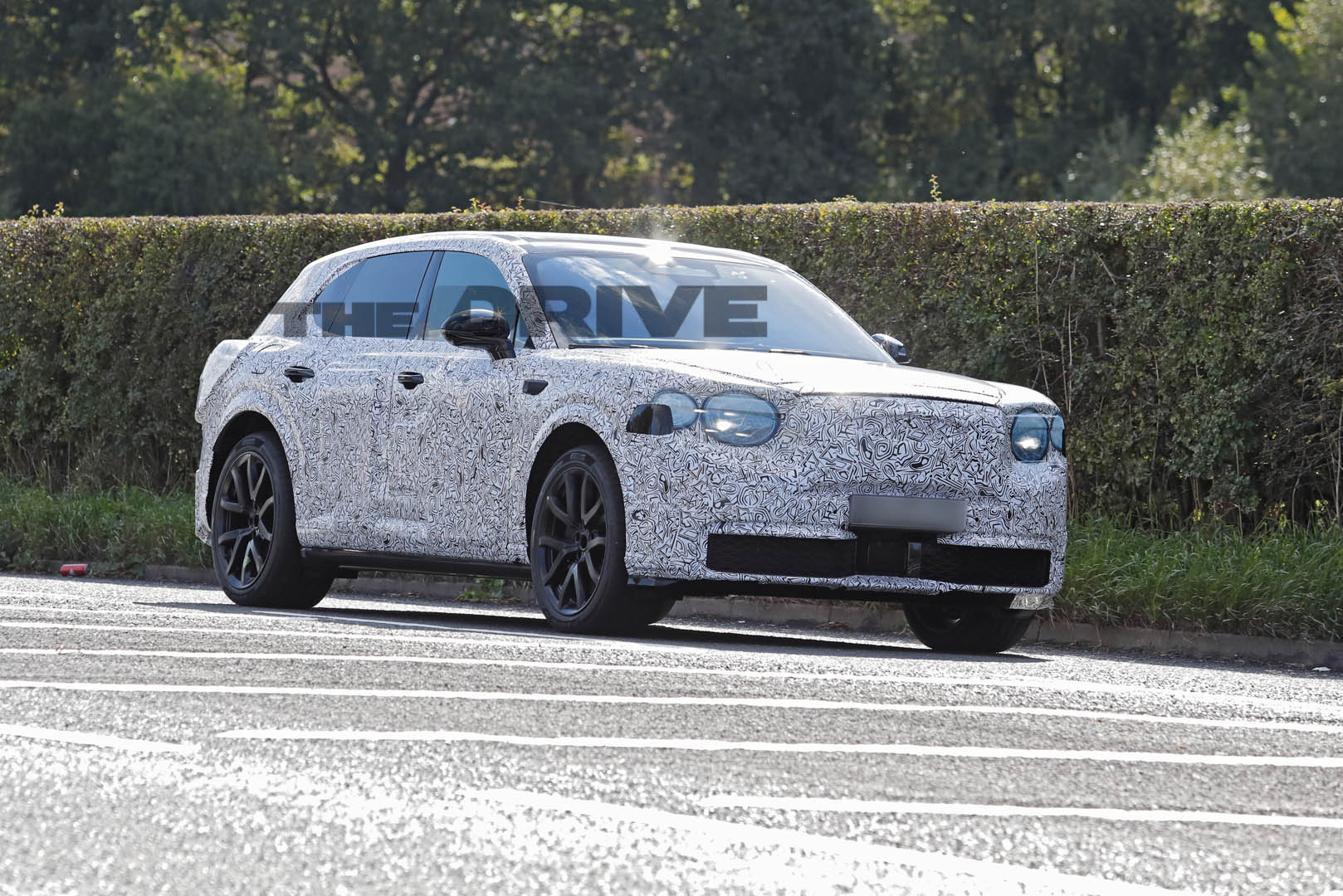 2028 Bentley electric SUV spy shots