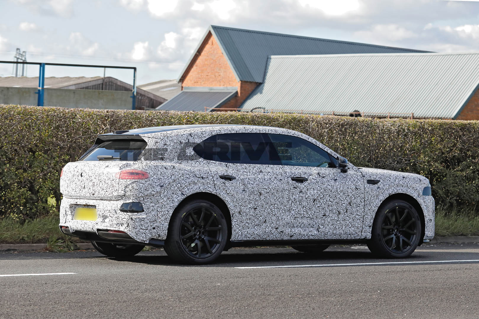 2028 Bentley electric SUV spy shots