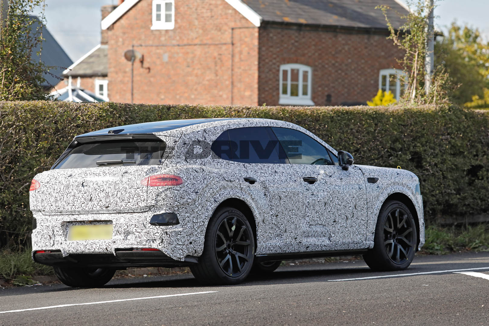 2028 Bentley electric SUV spy shots