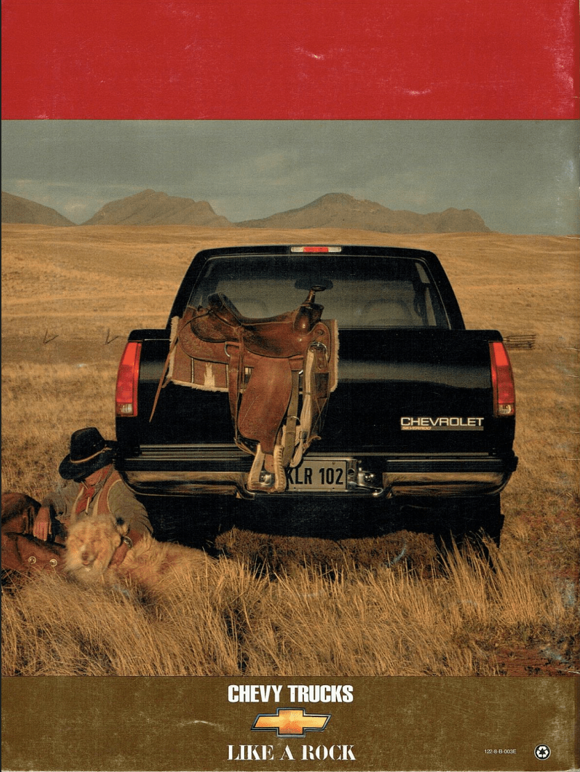 Chevy C/K pickup catalog