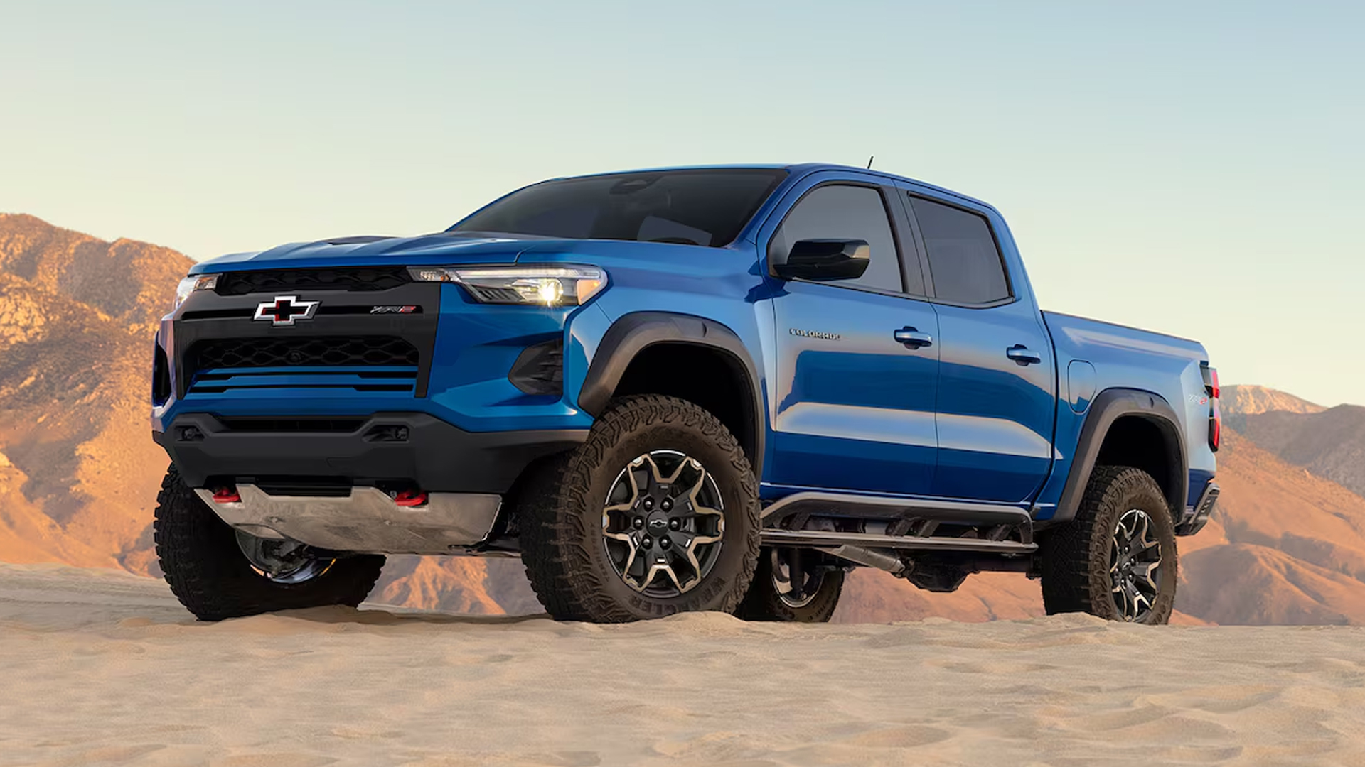 Blue Chevrolet Colorado