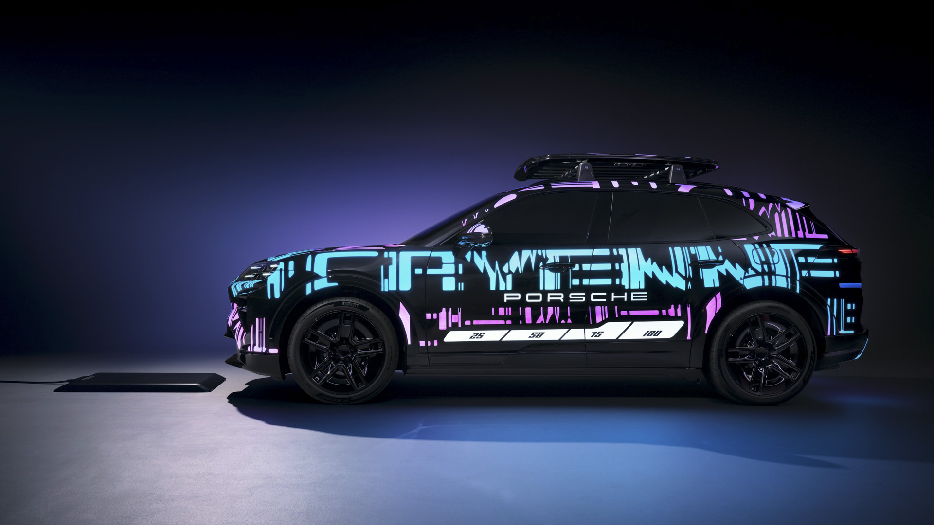 Cayenne EV inductive charging