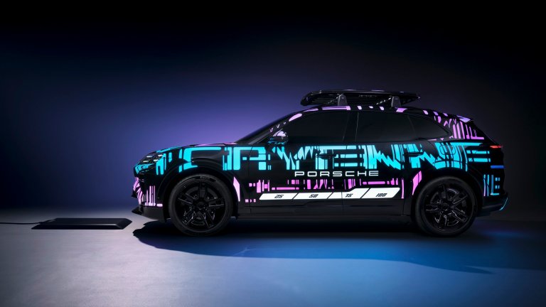 Cayenne EV inductive charging