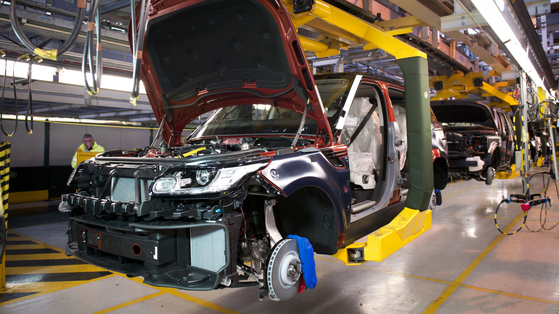 Photo of production at JLR facility