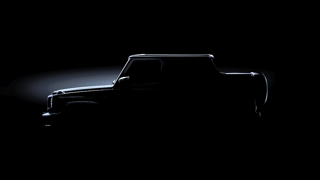 Mercedes G-Class Cabrio teaser.