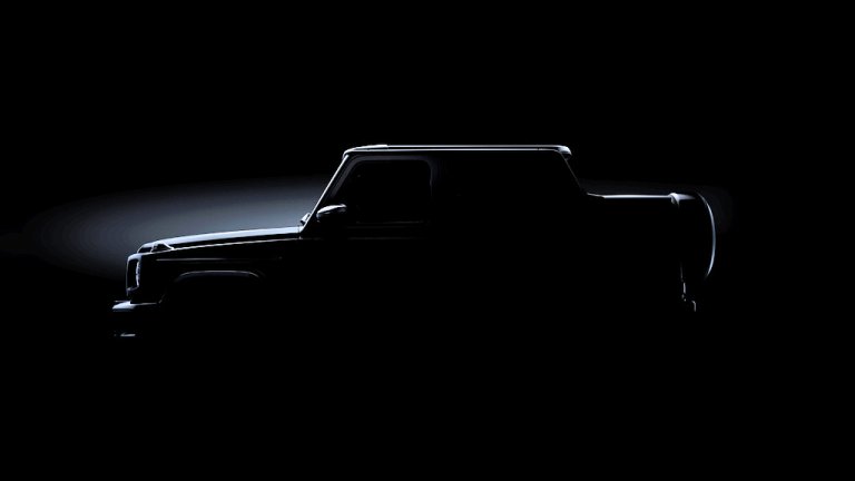 Mercedes G-Class Cabrio teaser.