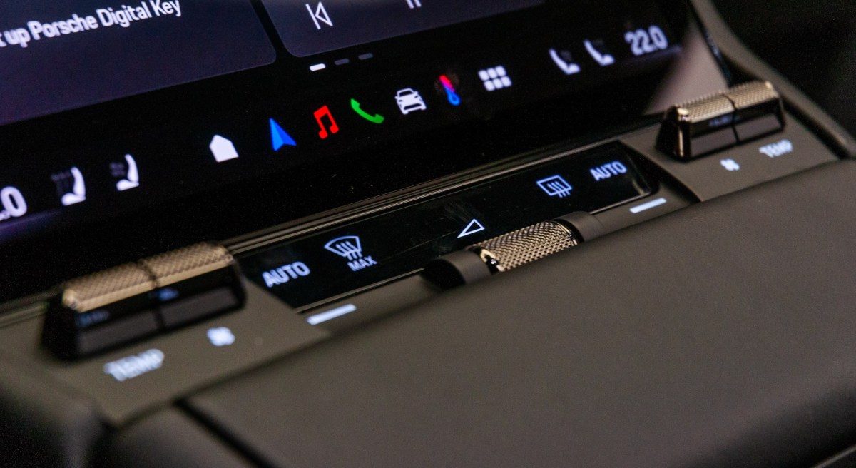 Porsche Knows It Went Too Far Ditching Buttons and Knobs in the Taycan