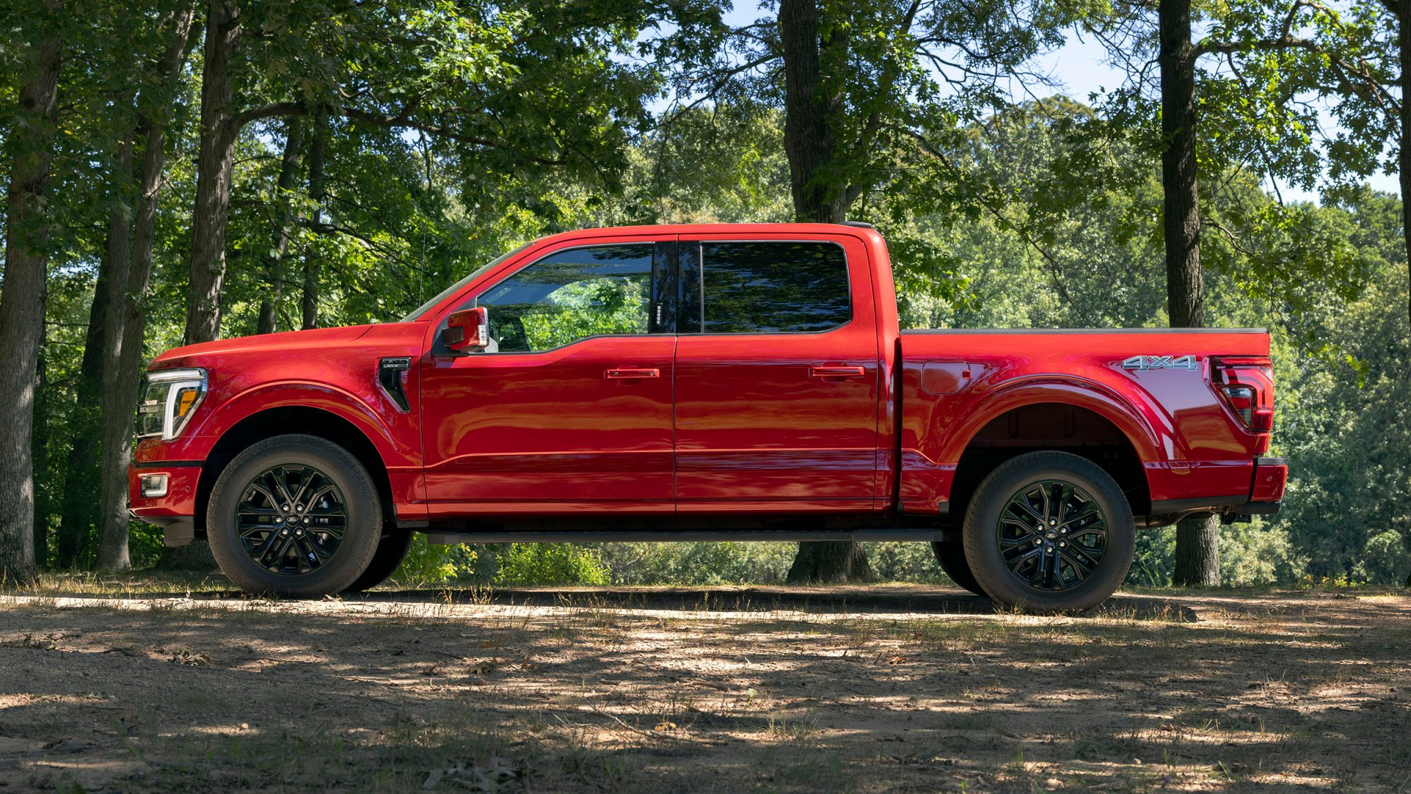 2024 Ford F-150 preproduction model shown with optional features.