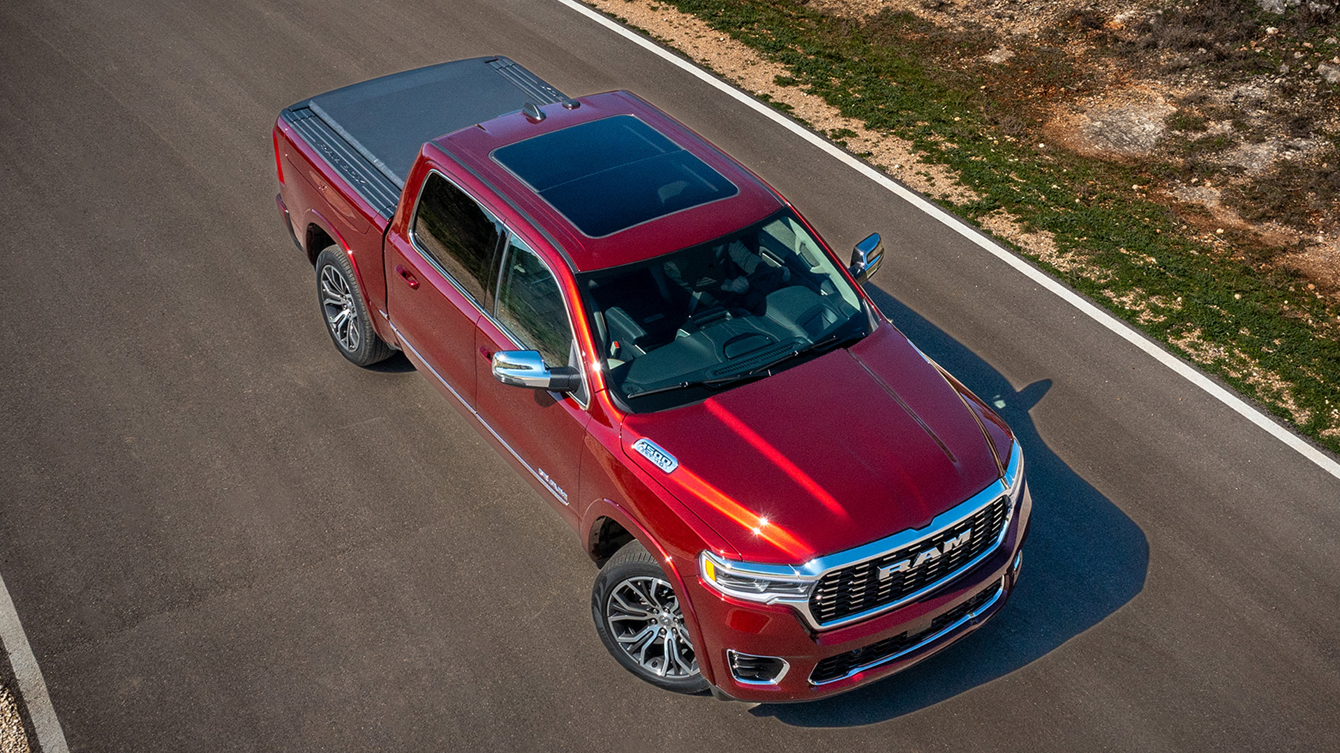 Ram 1500 Tungsten trim.