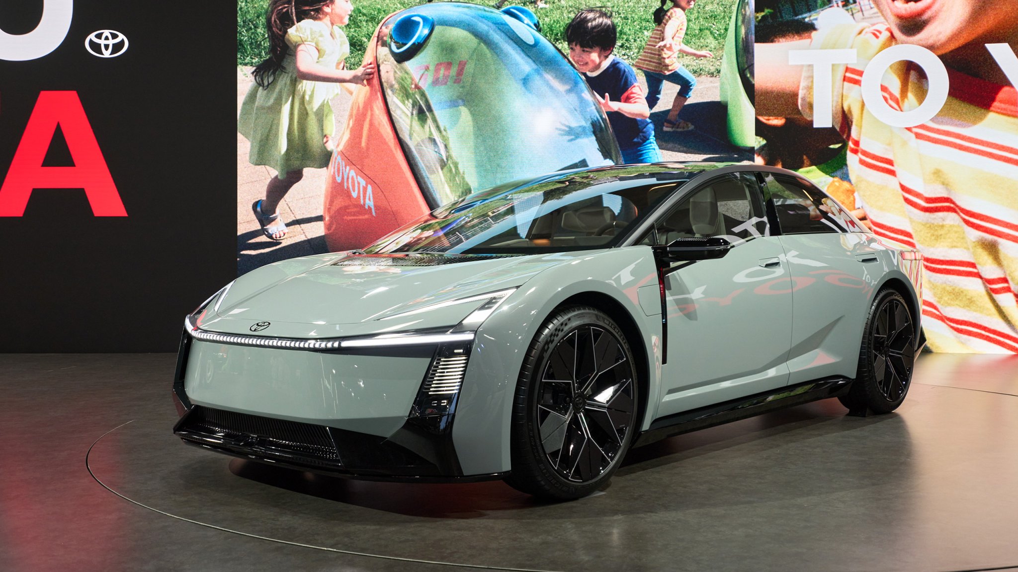 Toyota Corolla concept on JMS show floor