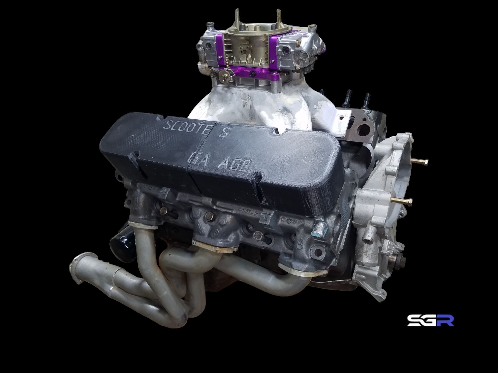 3D-printed Pontiac engine