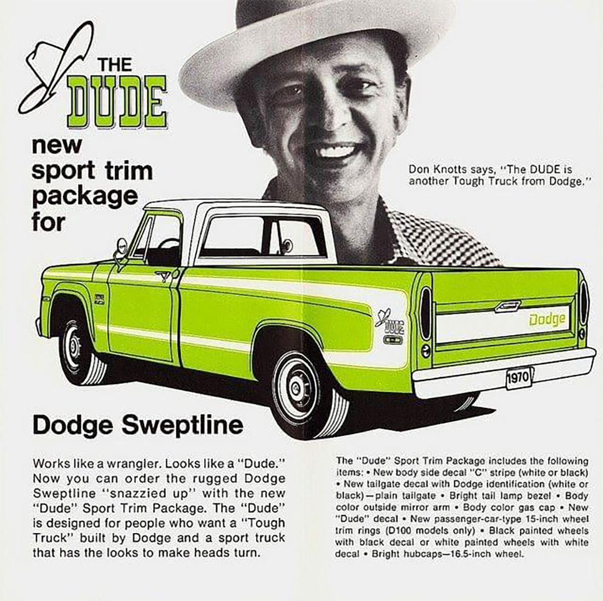 Dodge Dude ad from 1970