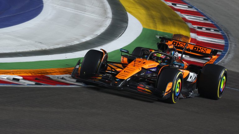 McLaren F1 car at Singapore Grand Prix
