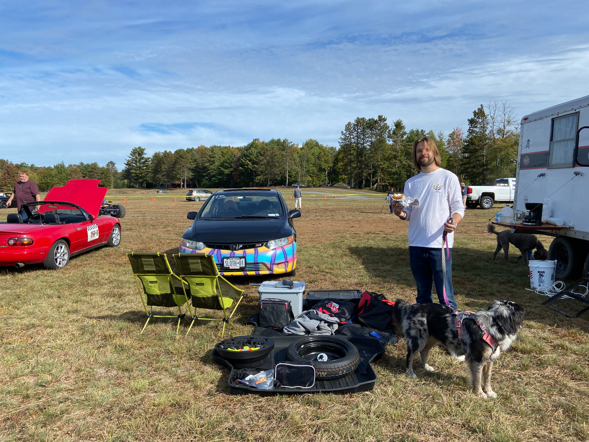 Honda Civic Si at an autocross event.