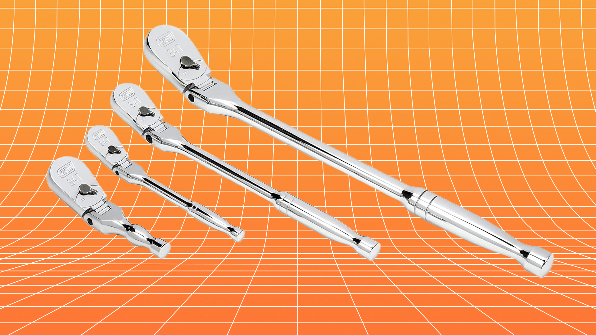 Gearwrench four-piece ratchet set, on sale at Amazon.