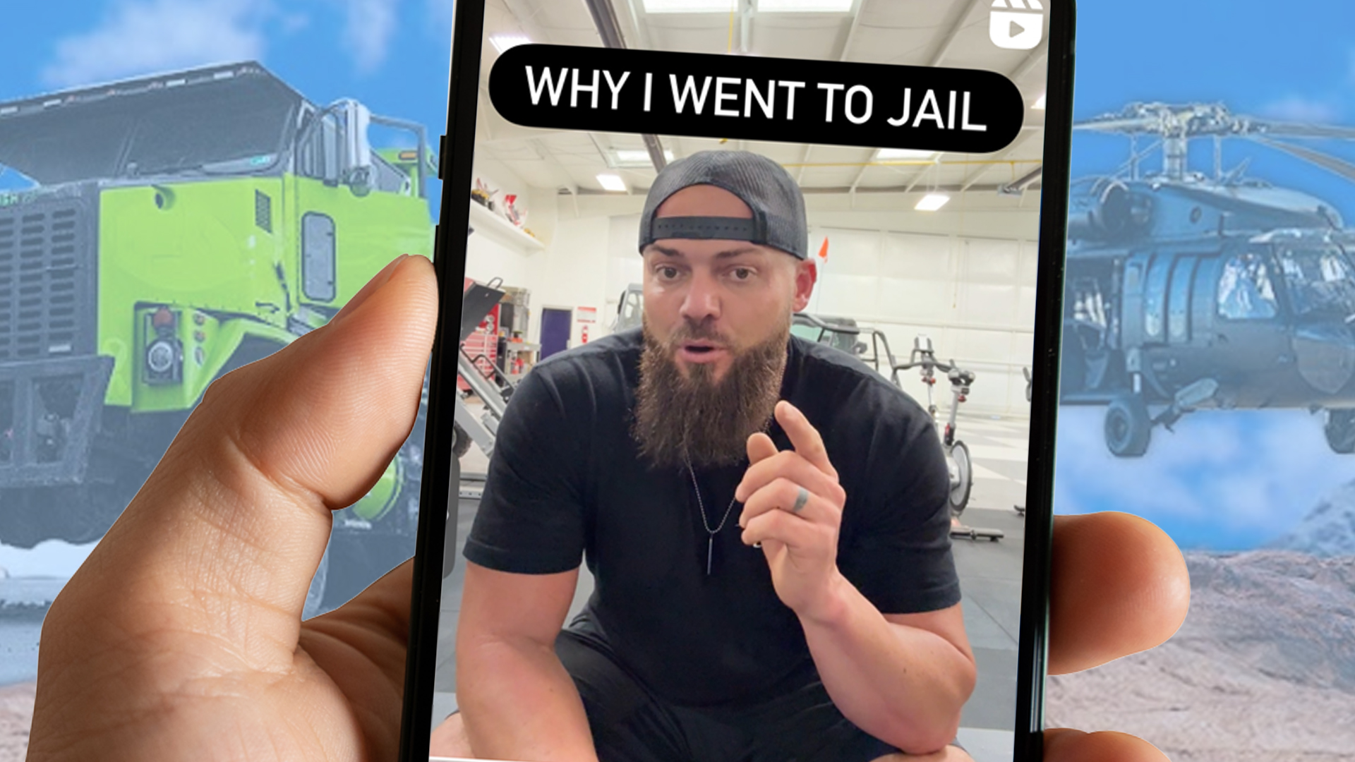 David "Heavy D" Sparks in his post-arrest video.