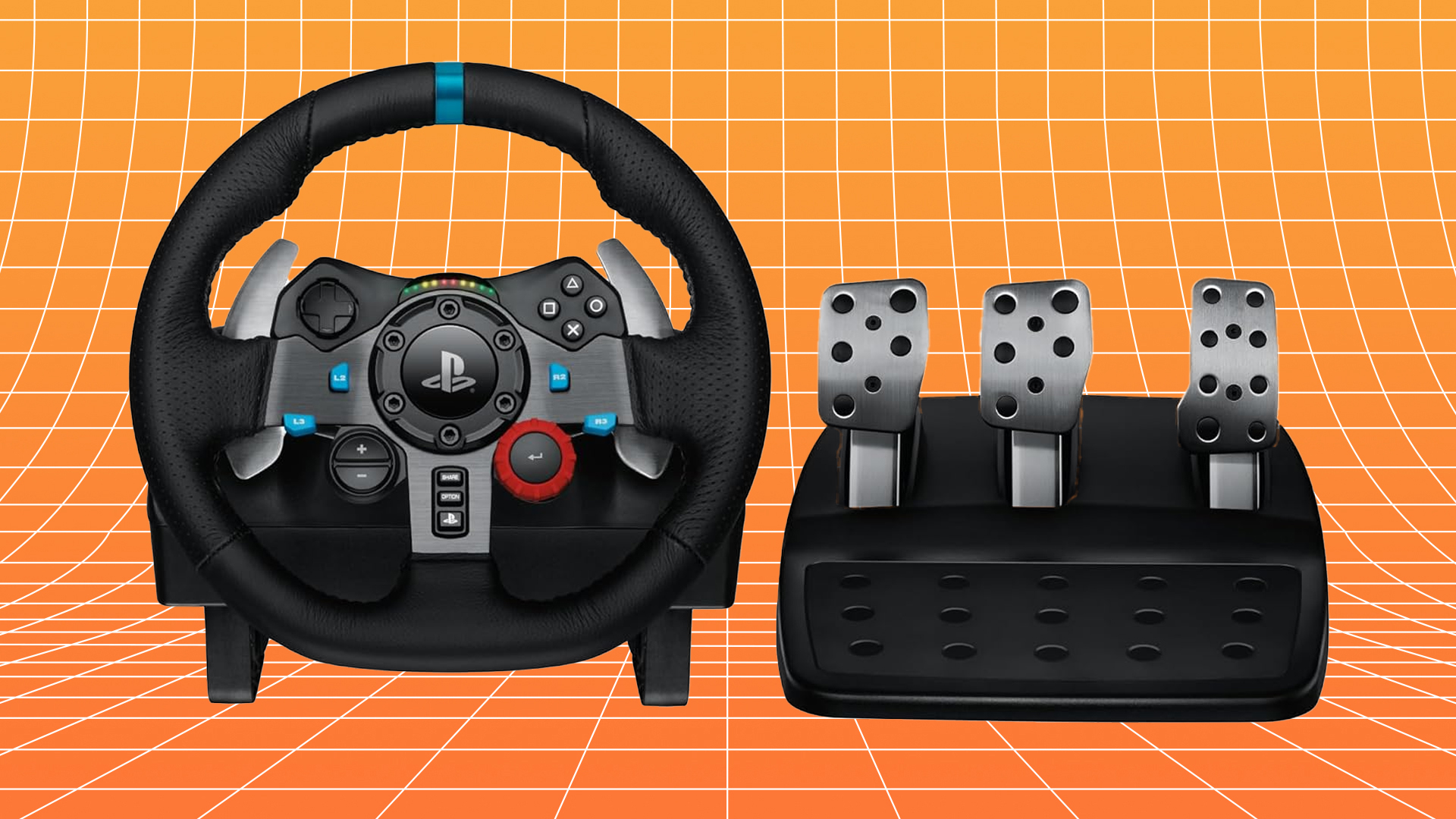 Logitech G29 wheel and pedal set, on sale on Amazon