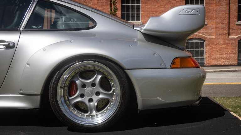 1998 Porsche GT2 fender and wing.