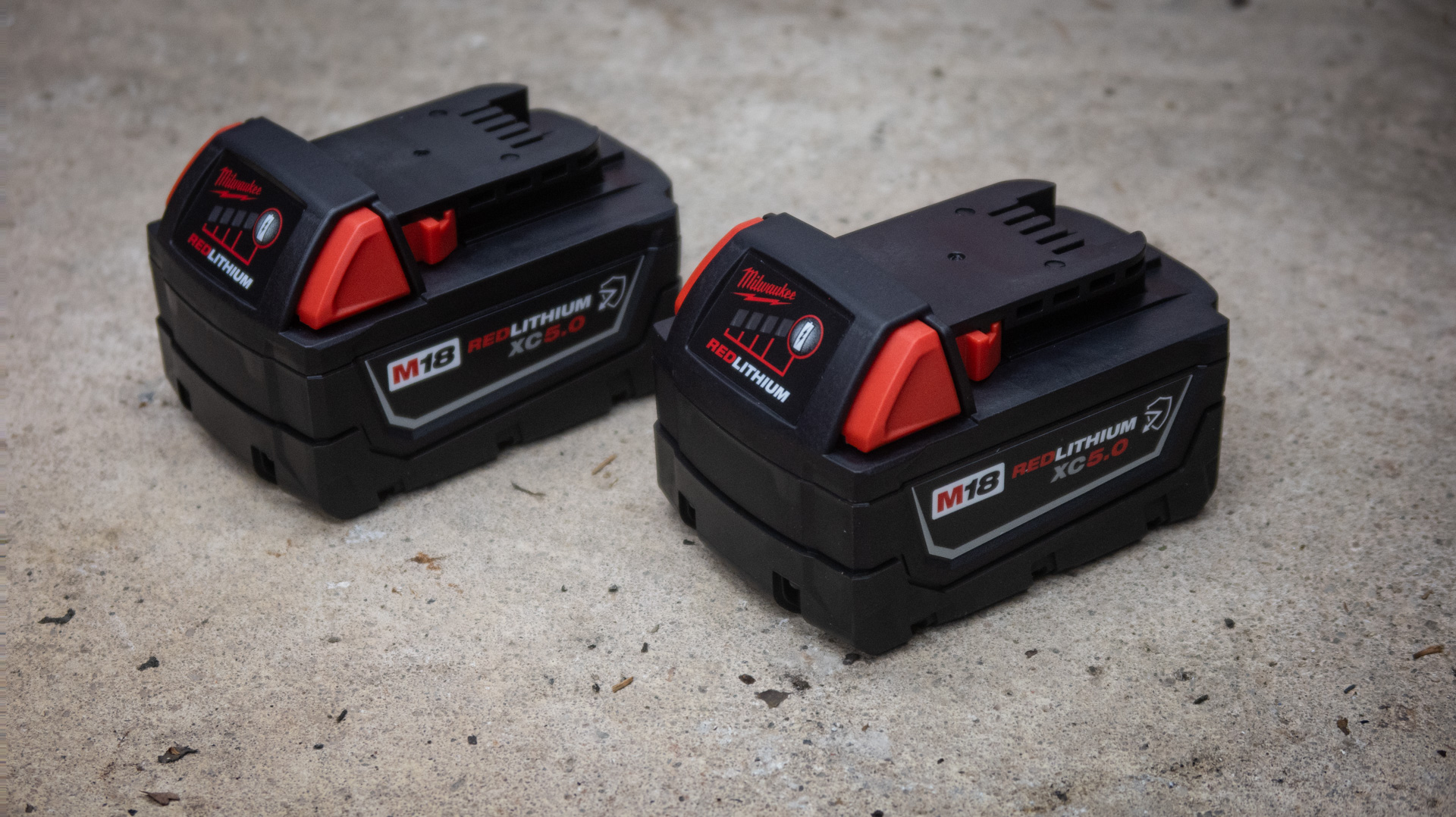 Milwaukee M18 5.0 aH batteries.